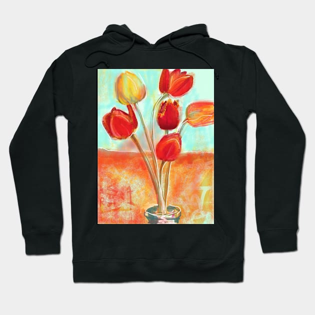 Tulips Hoodie by Visuddhi